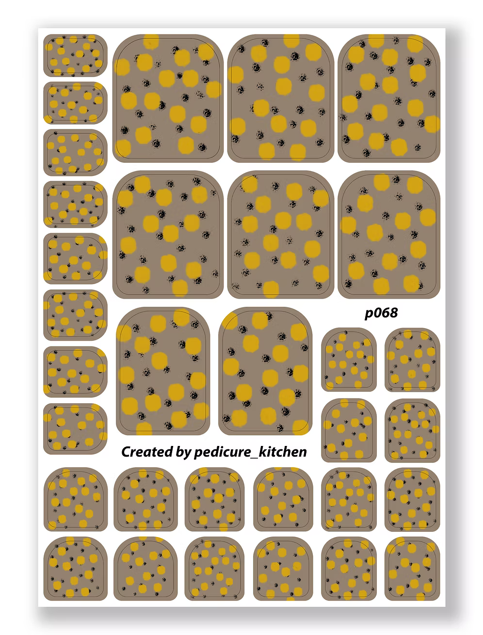 PEDICURE WRAPS P-068