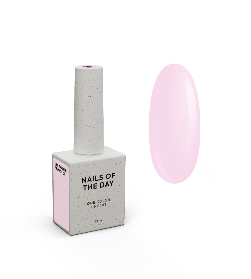NAILSOFTHEDAY Gel Polish French 01, 10 ml