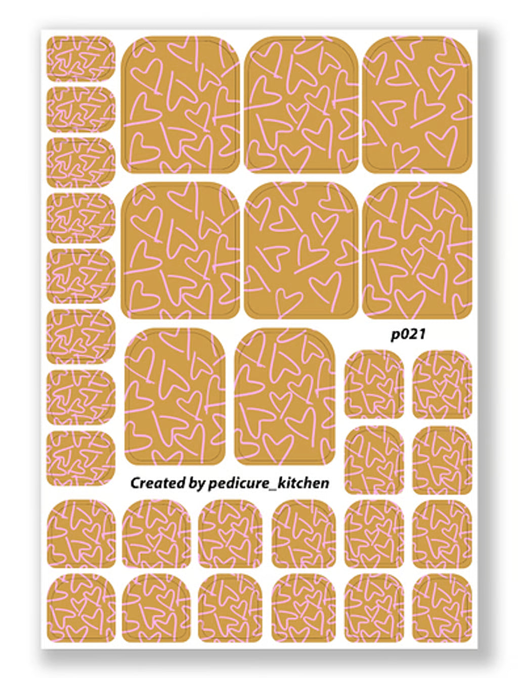 PEDICURE WRAPS P021