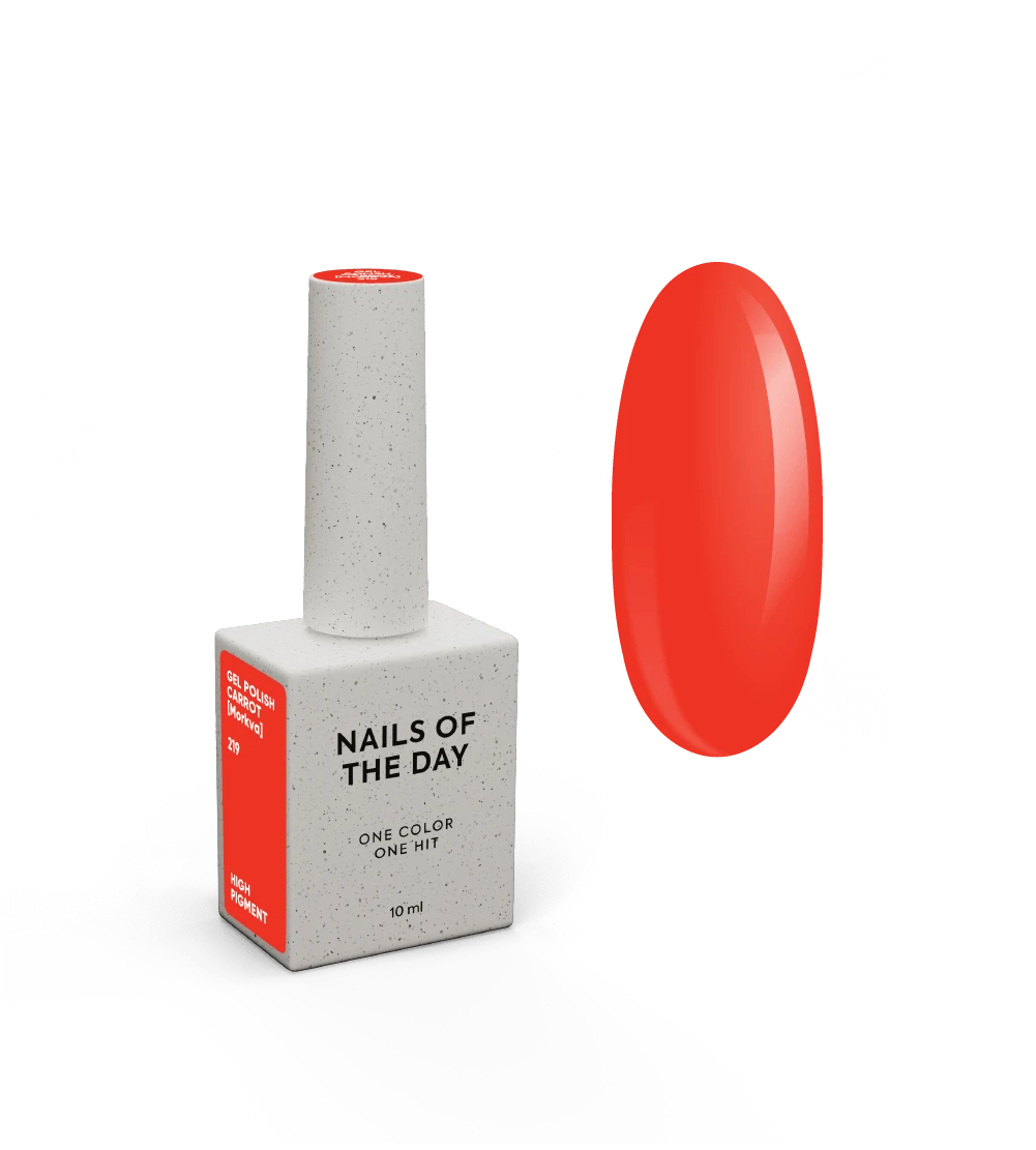 NAILSOFTHEDAY Gel polish Carrot [Morkva] 219, 10 ml