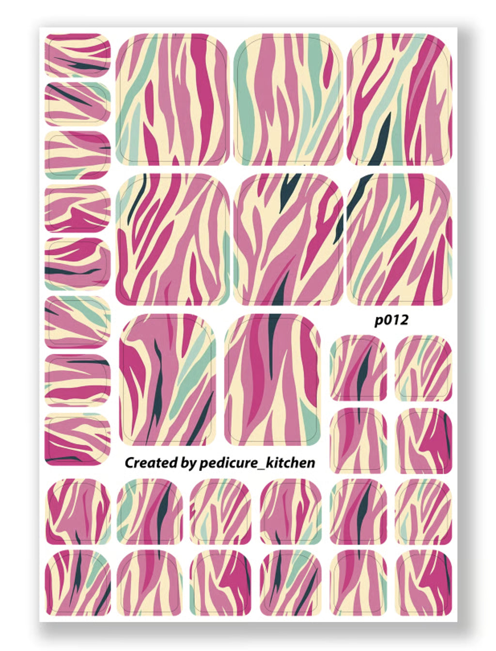 PEDICURE WRAPS P012