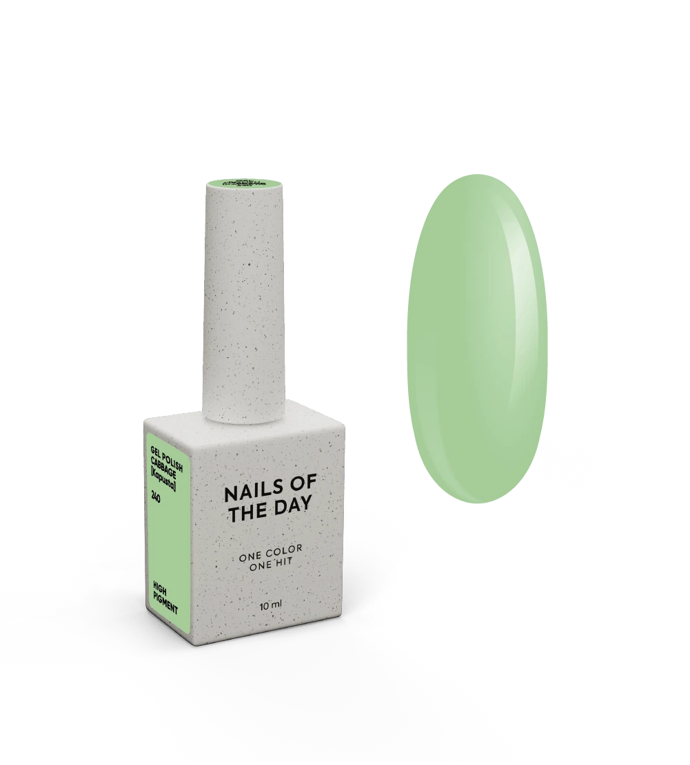 NAILSOFTHEDAY Gel polish Cabbage [Kapusta] 240, 10 ml