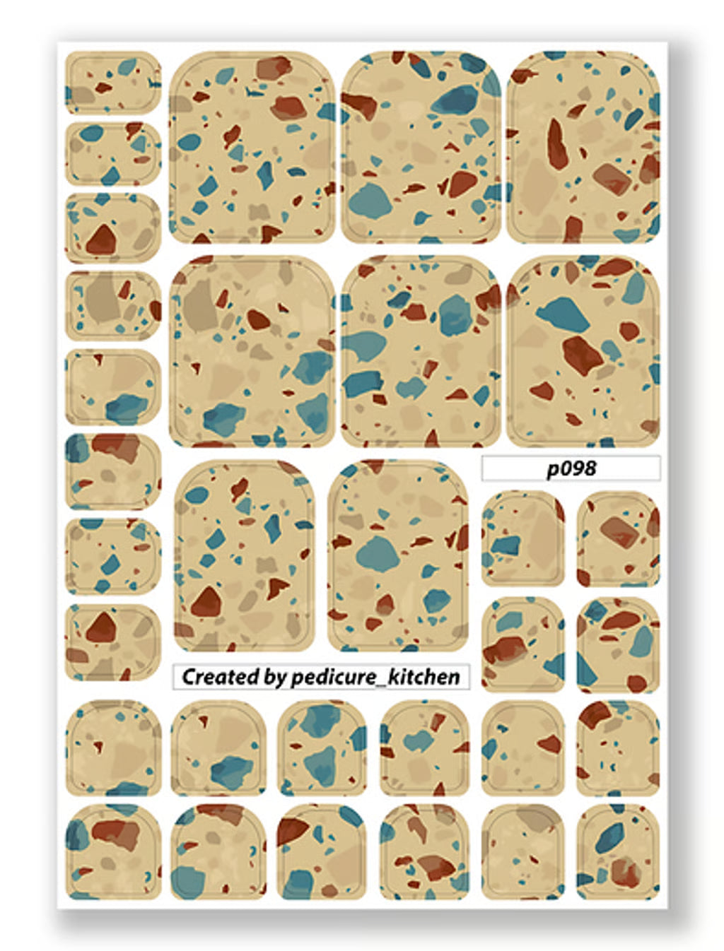 PEDICURE WRAPS P098