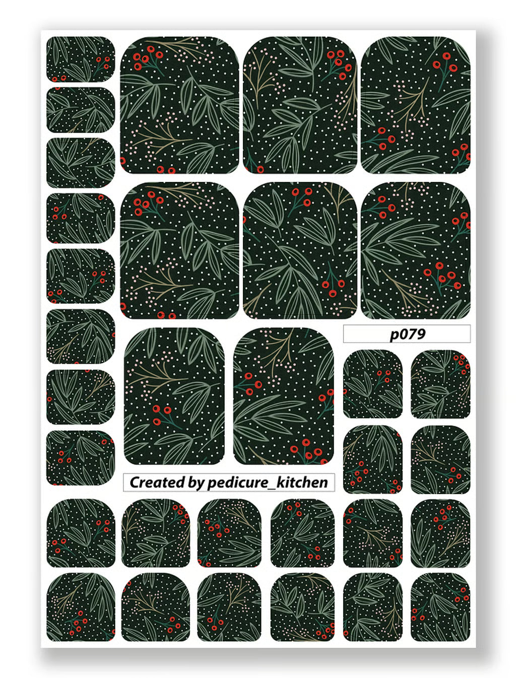 PEDICURE WRAPS P079