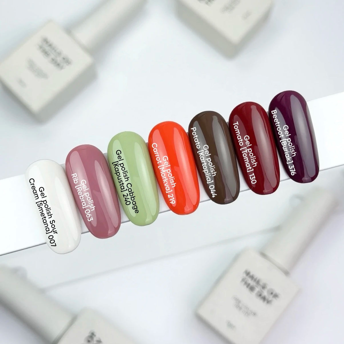NAILSOFTHEDAY Gel polish Cabbage [Kapusta] 240, 10 ml