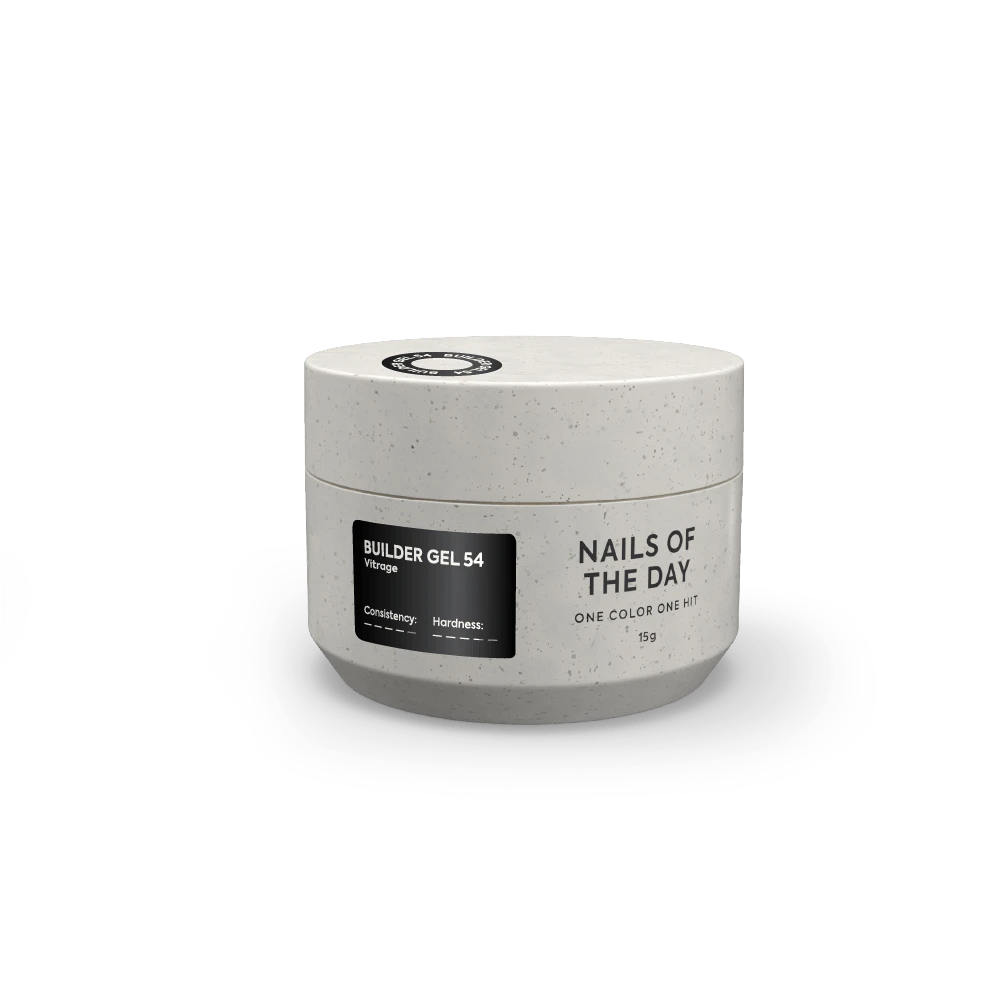 NAILSOFTHEDAY Builder gel Vitrage 54, 15 ml