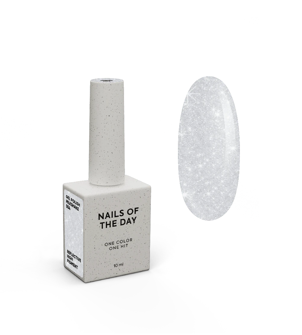NAILSOFTHEDAY Reflective gel polish Milkshake 004, 10 ml