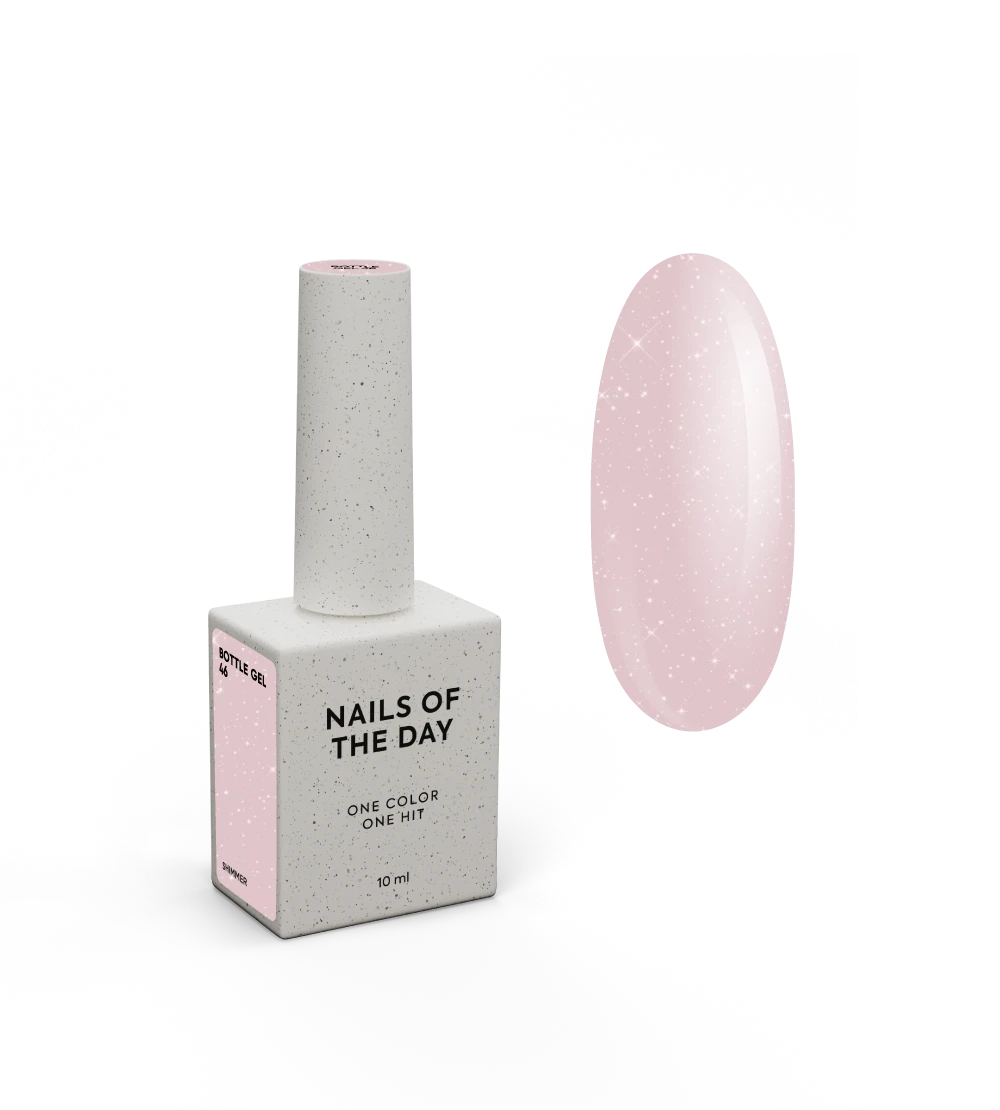 NAILSOFTHEDAY Bottle gel shimmer 46, 10 ml
