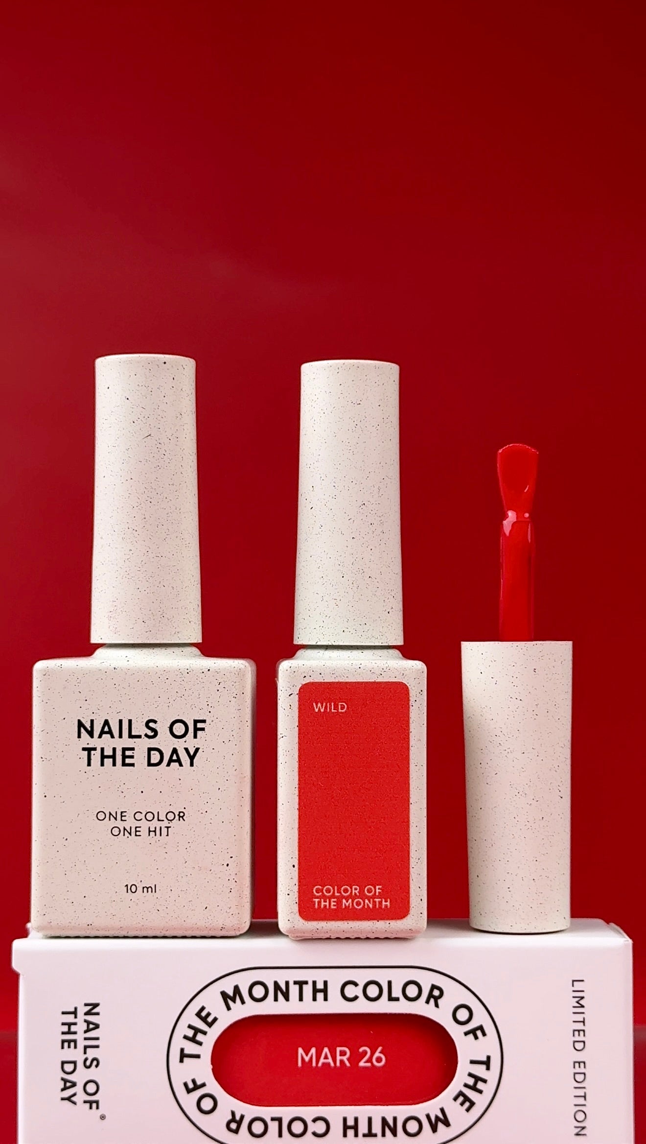 NAILSOFTHEDAY Color of the month March 2026 Wild, 10 ml