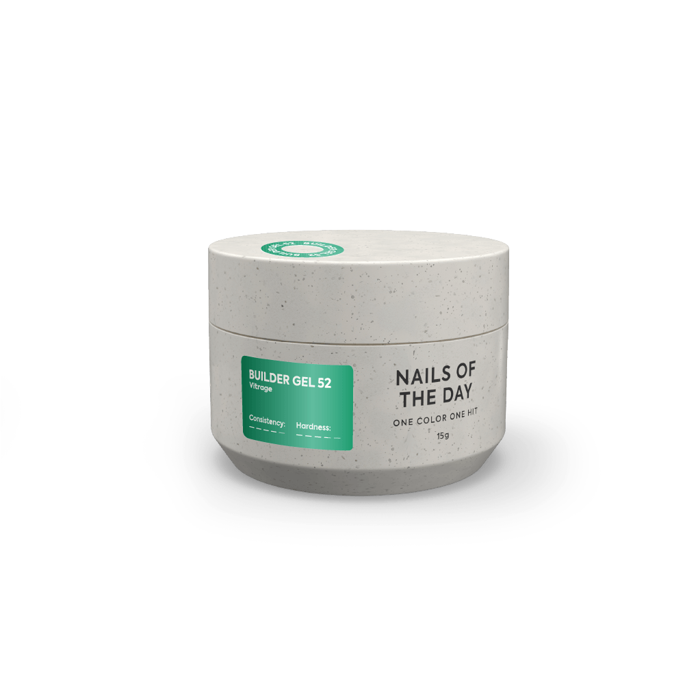 NAILSOFTHEDAY Builder gel Vitrage 52, 15 ml