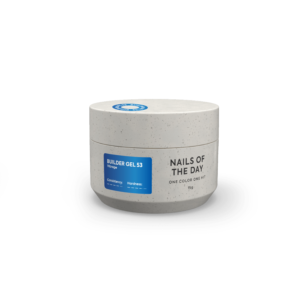 NAILSOFTHEDAY Builder gel Vitrage 53, 15 ml