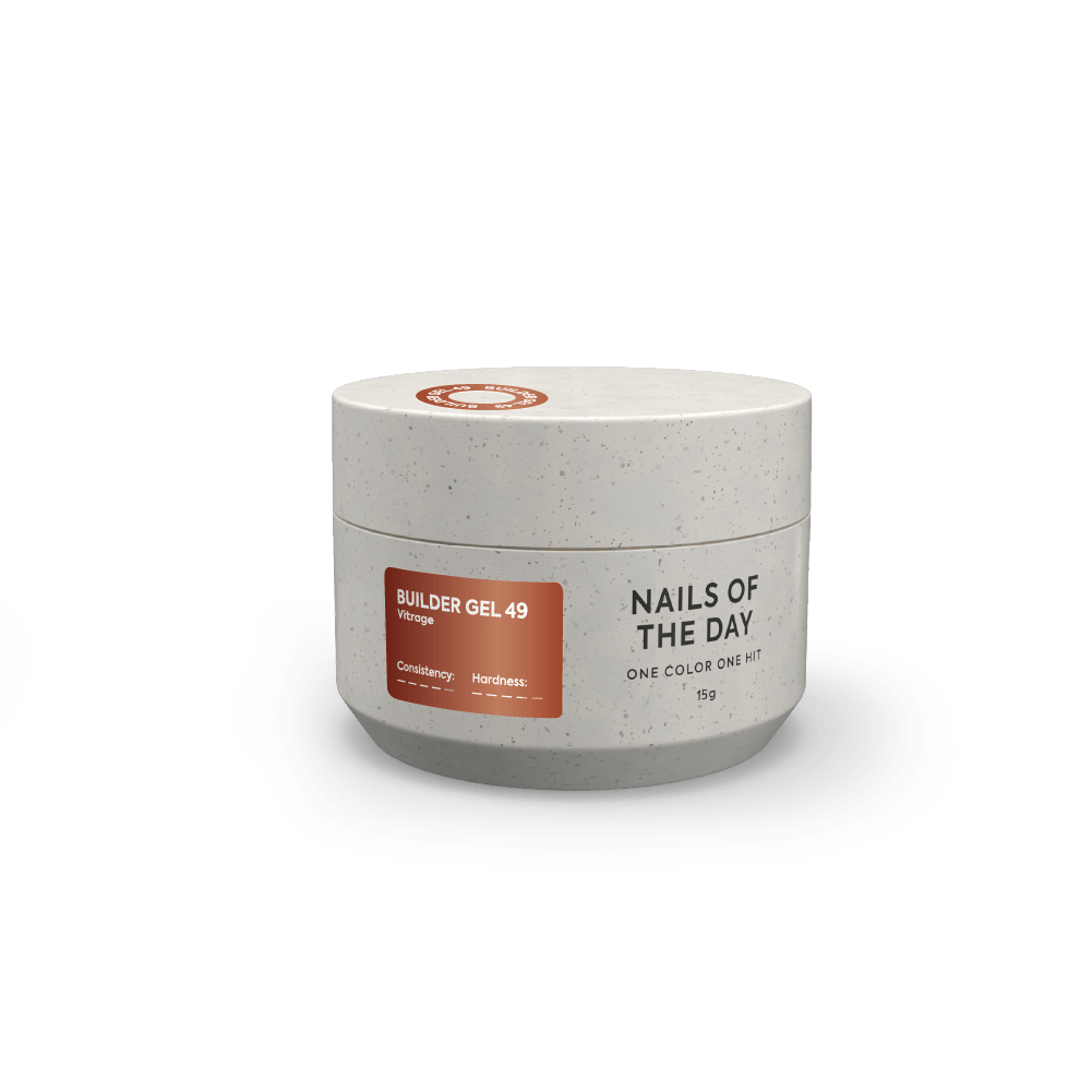 NAILSOFTHEDAY Builder gel Vitrage 49, 15 ml