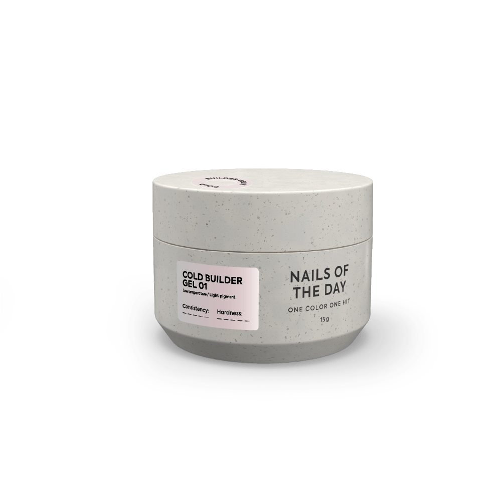 NAILSOFTHEDAY Cold builder gel 01, 15 ml