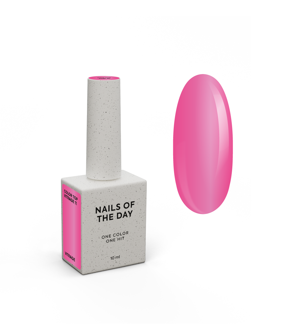 NAILSOFTHEDAY Color top/vitrage 11, no wipe, 10 ml