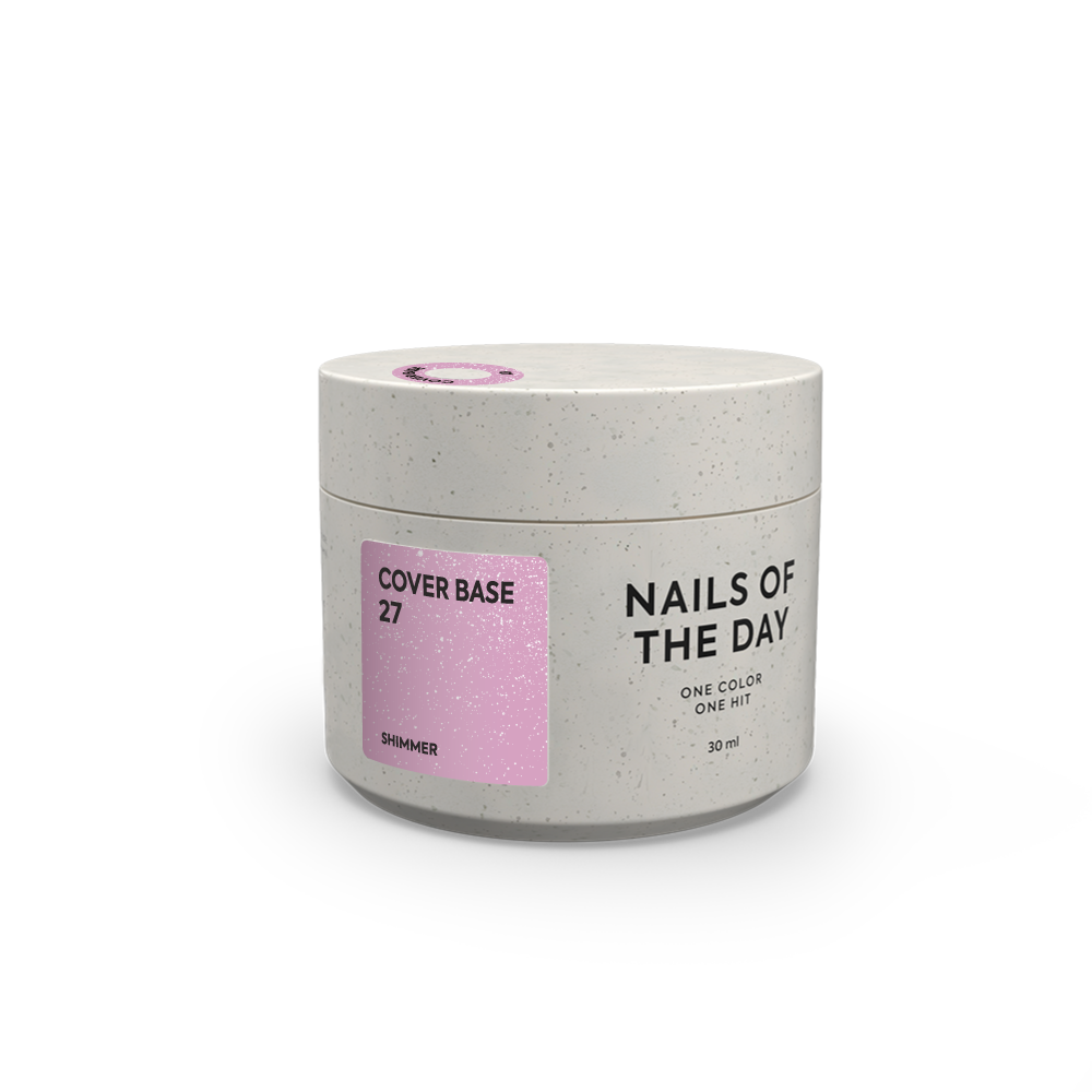 NAILSOFTHEDAY Cover base 27 shimmer