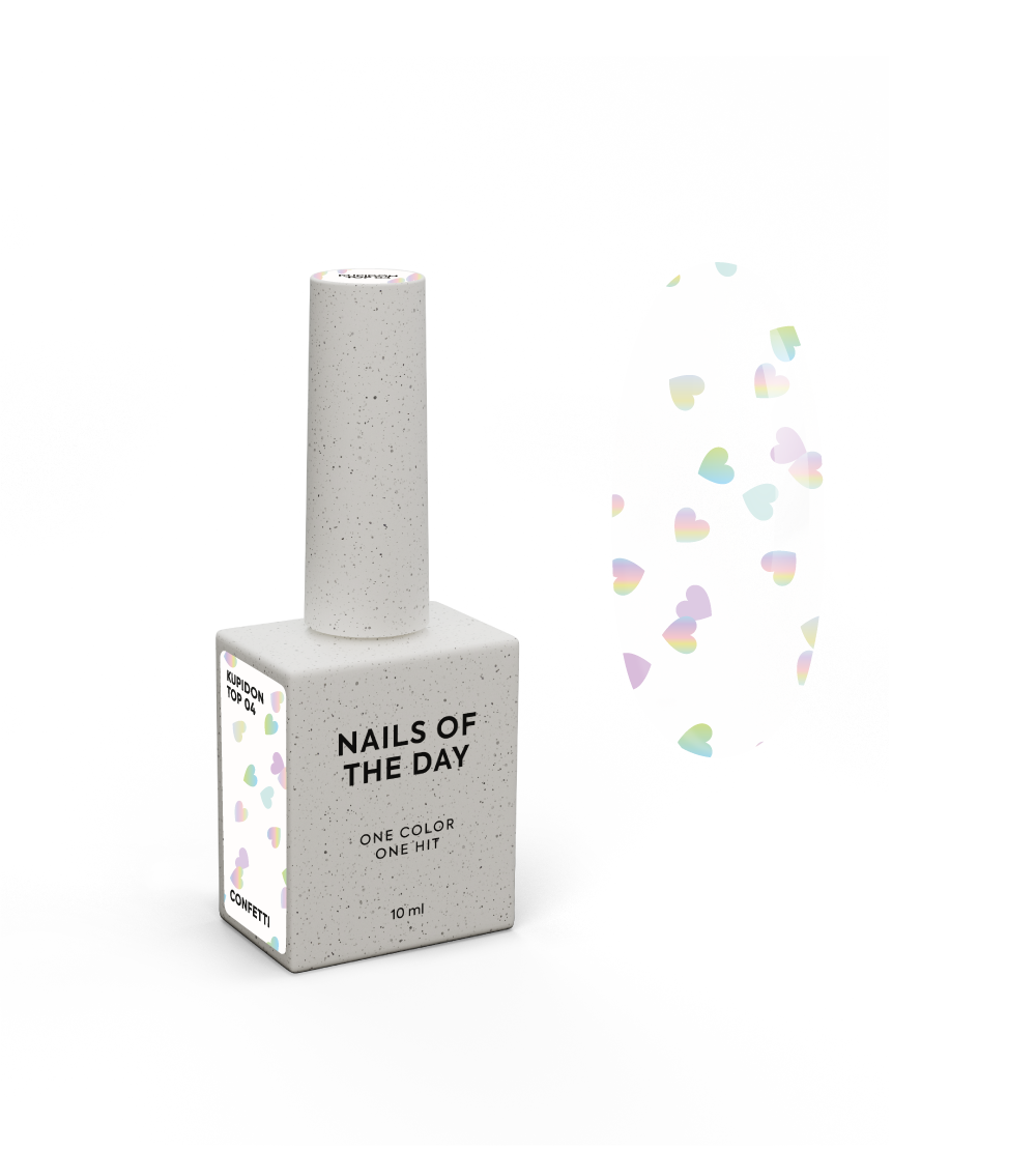 NAILSOFTHEDAY Kupidon top 04, 10 ml