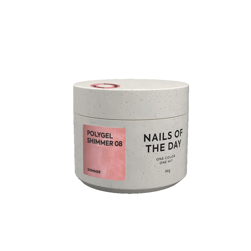 NAILSOFTHEDAY Polygel shimmer 08, 30 g