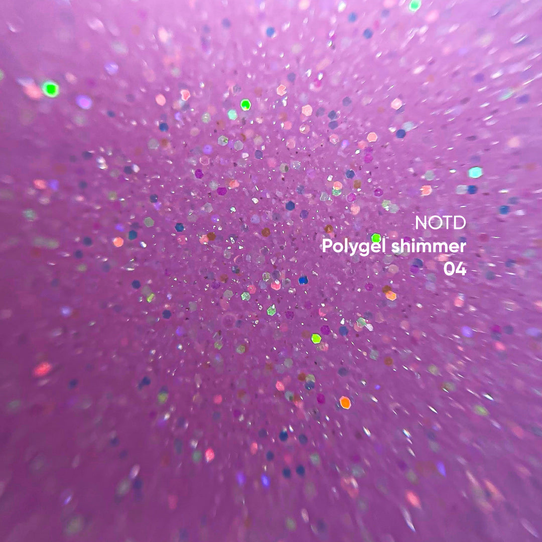 NAILSOFTHEDAY Polygel shimmer 04, 30 g