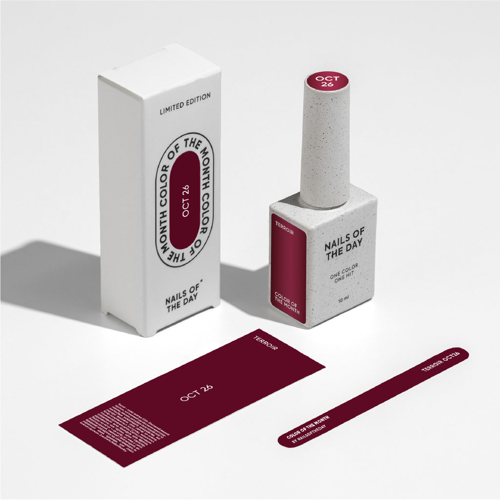 NAILSOFTHEDAY Color of the month October 2026 Terror, 10 ml