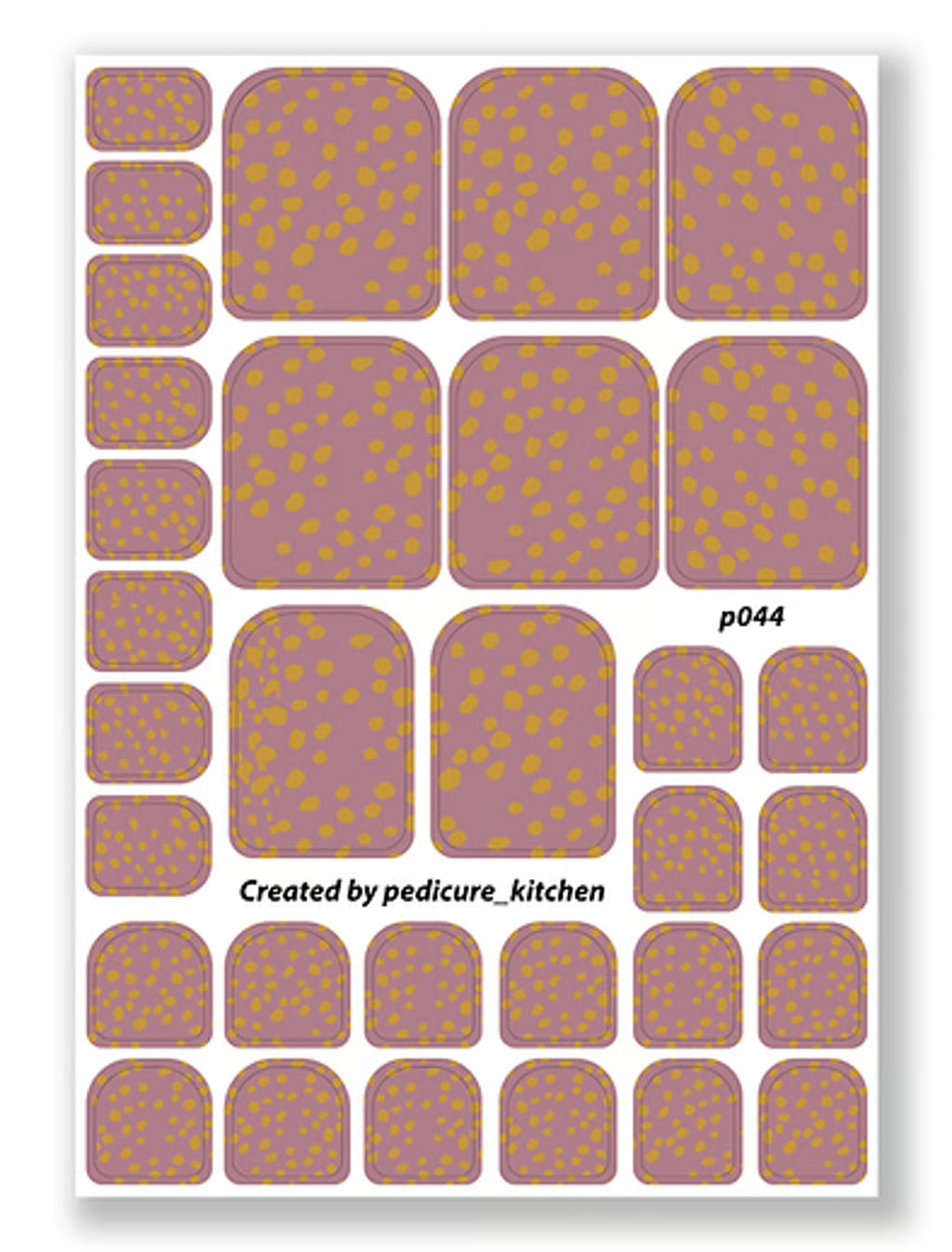 PEDICURE WRAPS 044