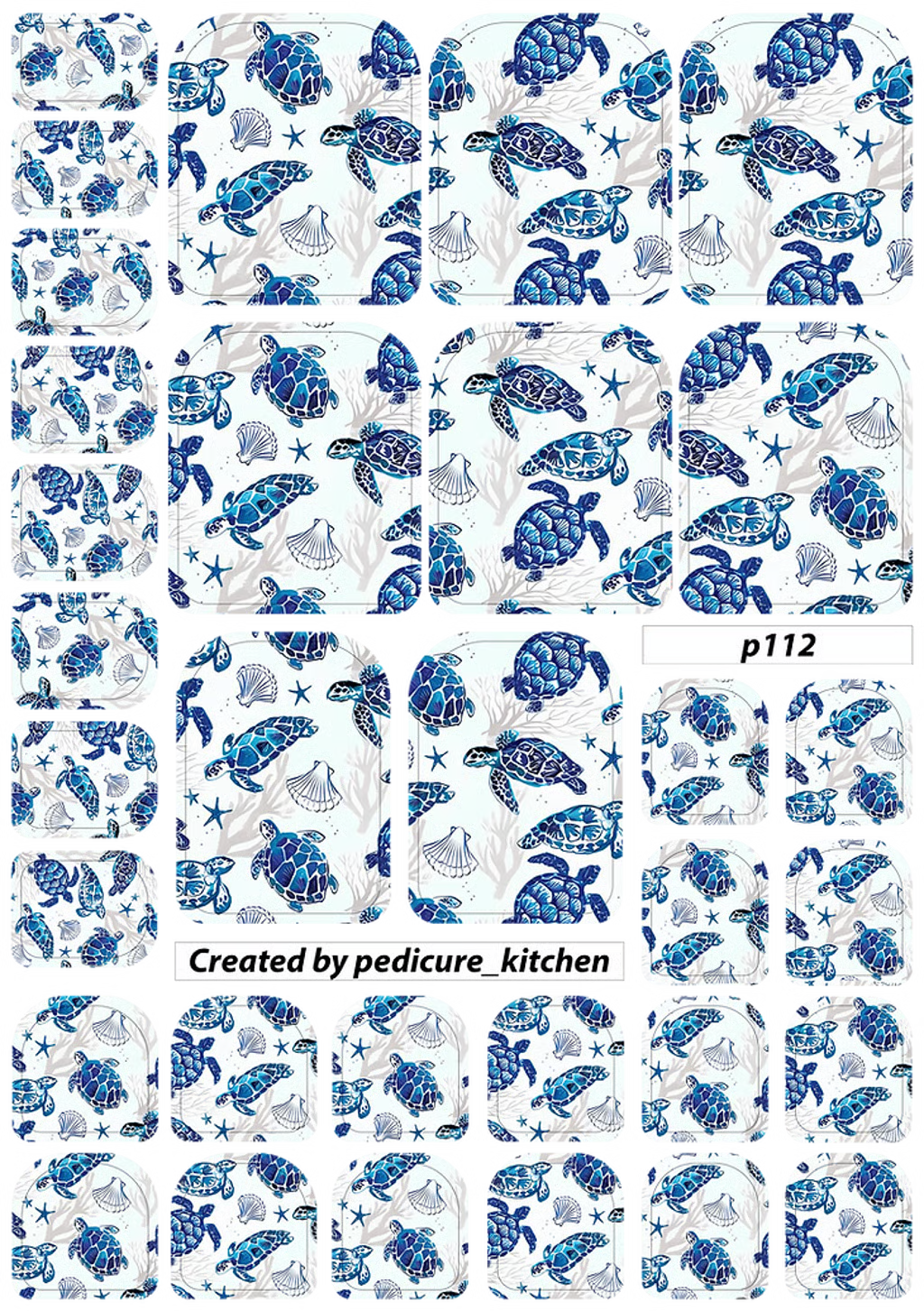 PEDICURE WRAPS P112
