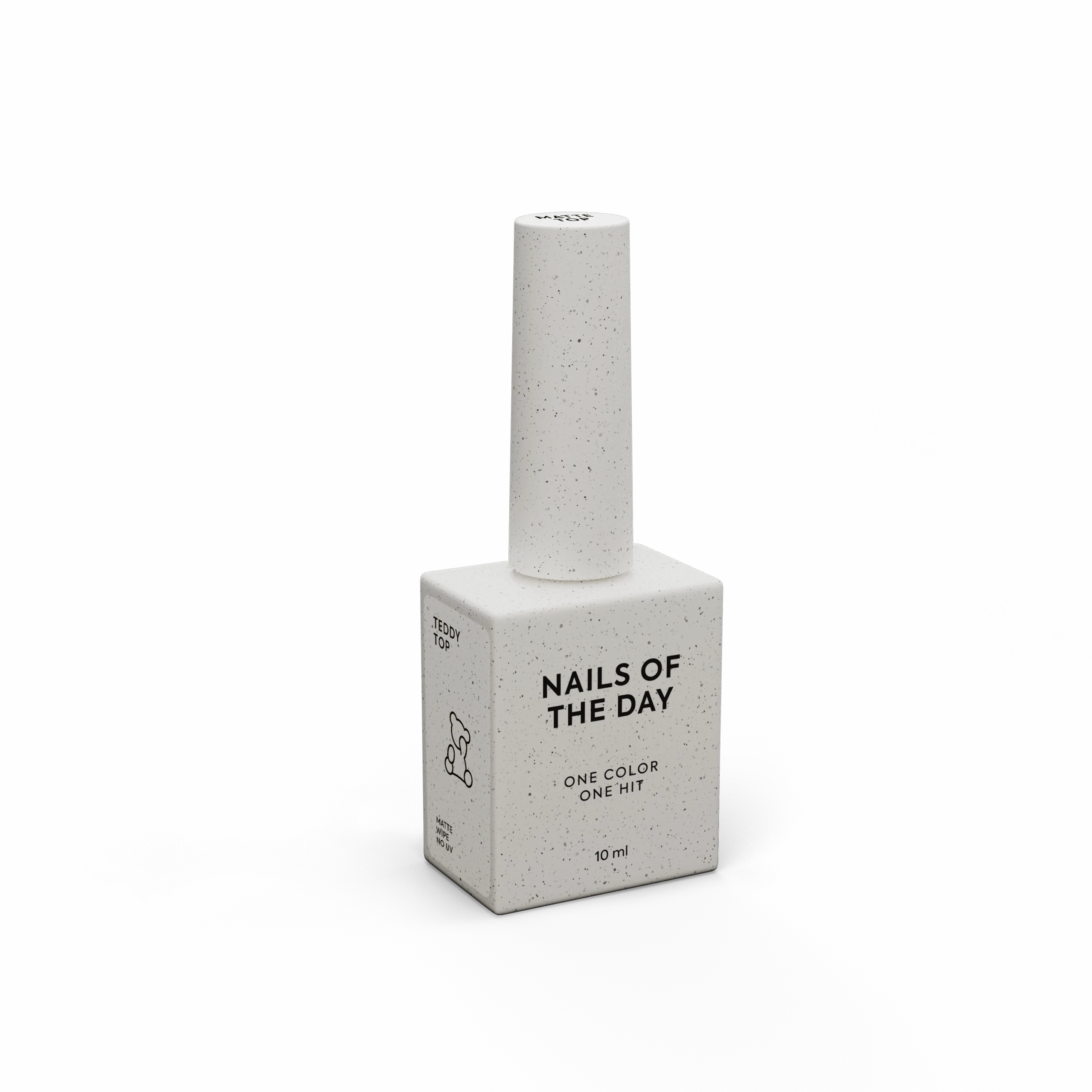 NAILSOFTHEDAY Teddy top, wipe, 10 ml