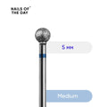 NAILSOFTHEDAY Milling cutter diamond ball blue, 5*4.8 mm