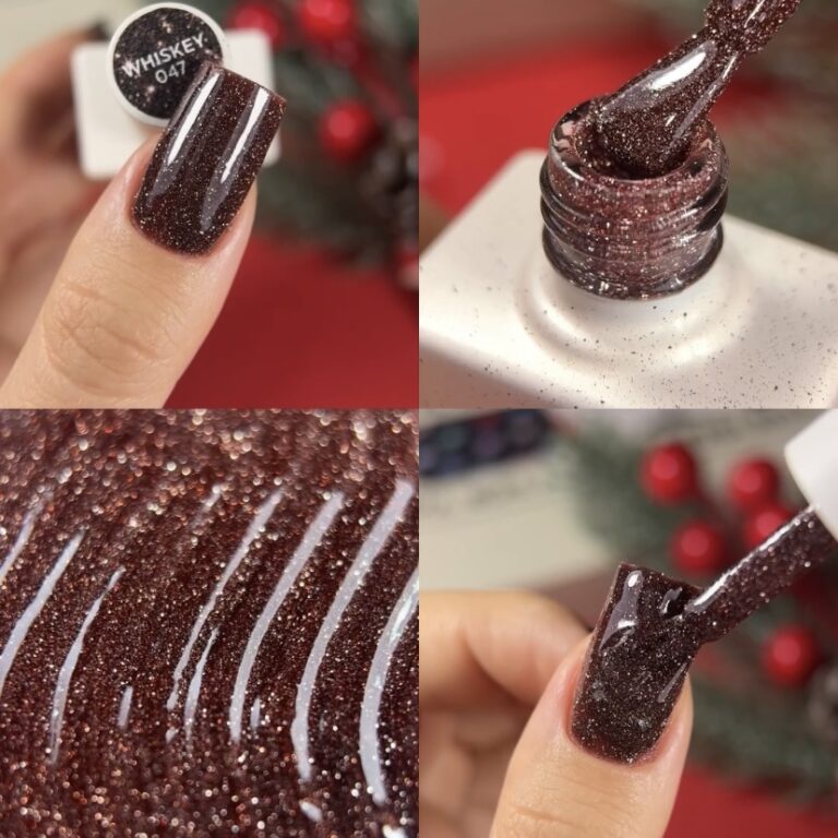 NAILSOFTHEDAY Reflective gel polish Whiskey, 10 ml