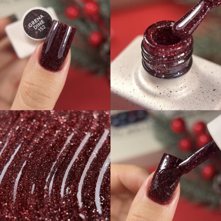 NAILSOFTHEDAY Reflective gel polish Grenadine, 10 ml