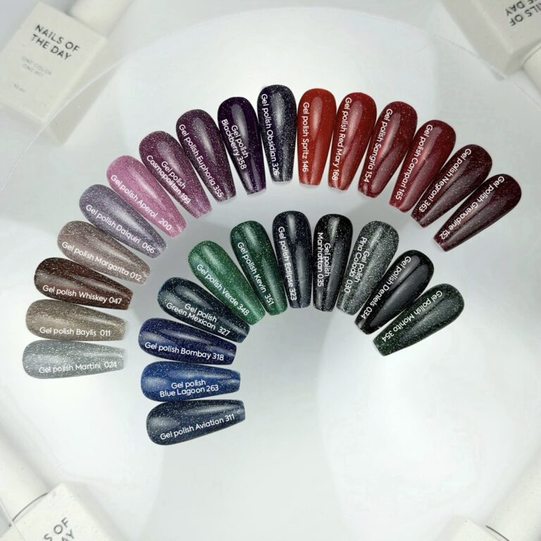 NAILSOFTHEDAY Reflective gel polish Obsidian, 10 ml