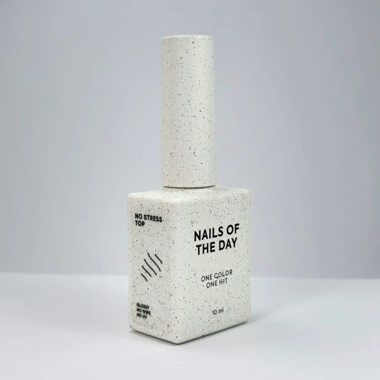 NAILSOFTHEDAY No stress top, no wipe