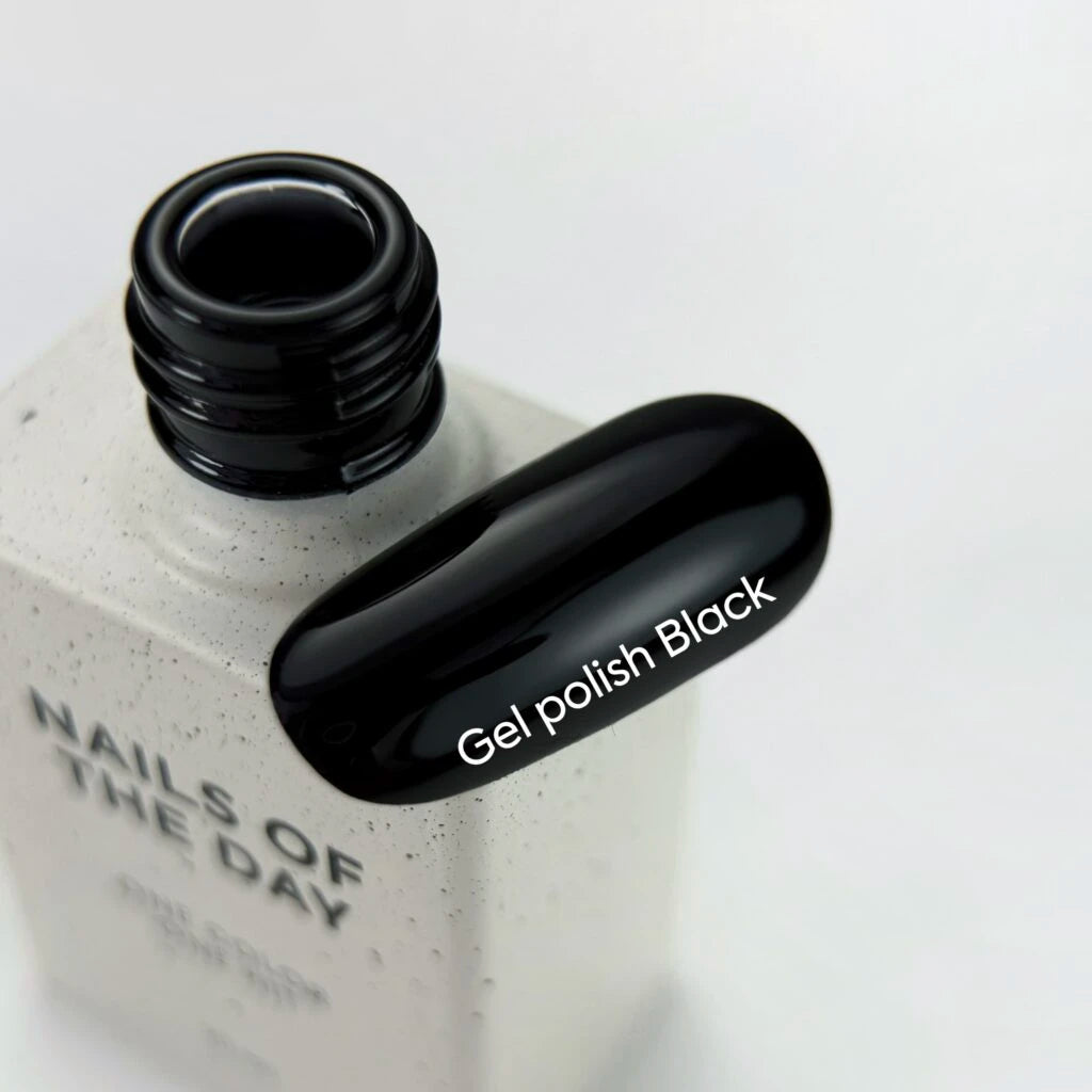 NAILSOFTHEDAY Gel polish Black, 10 ml