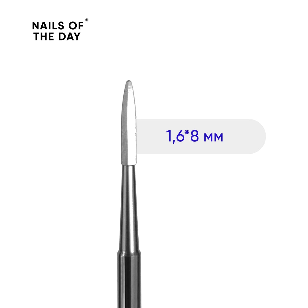 NAILSOFTHEDAY Carbide nail drill bit nail cleaner head diameter 1,6 mm