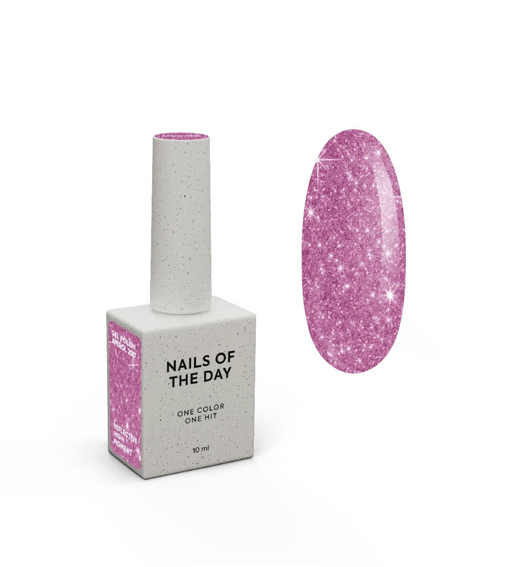 NAILSOFTHEDAY Reflective gel polish Aperol, 10 ml