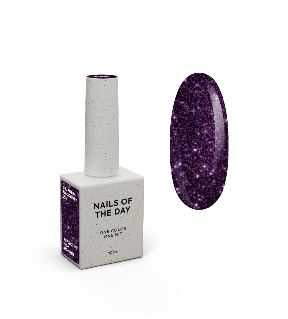 NAILSOFTHEDAY Reflective gel polish Blackberry, 10 ml