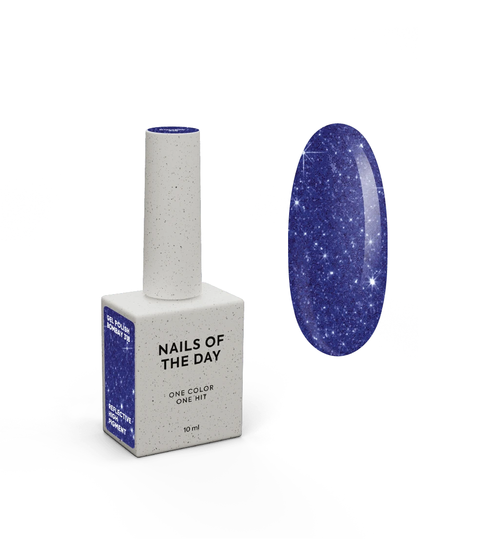 NAILSOFTHEDAY Reflective gel polish Bombay, 10 ml