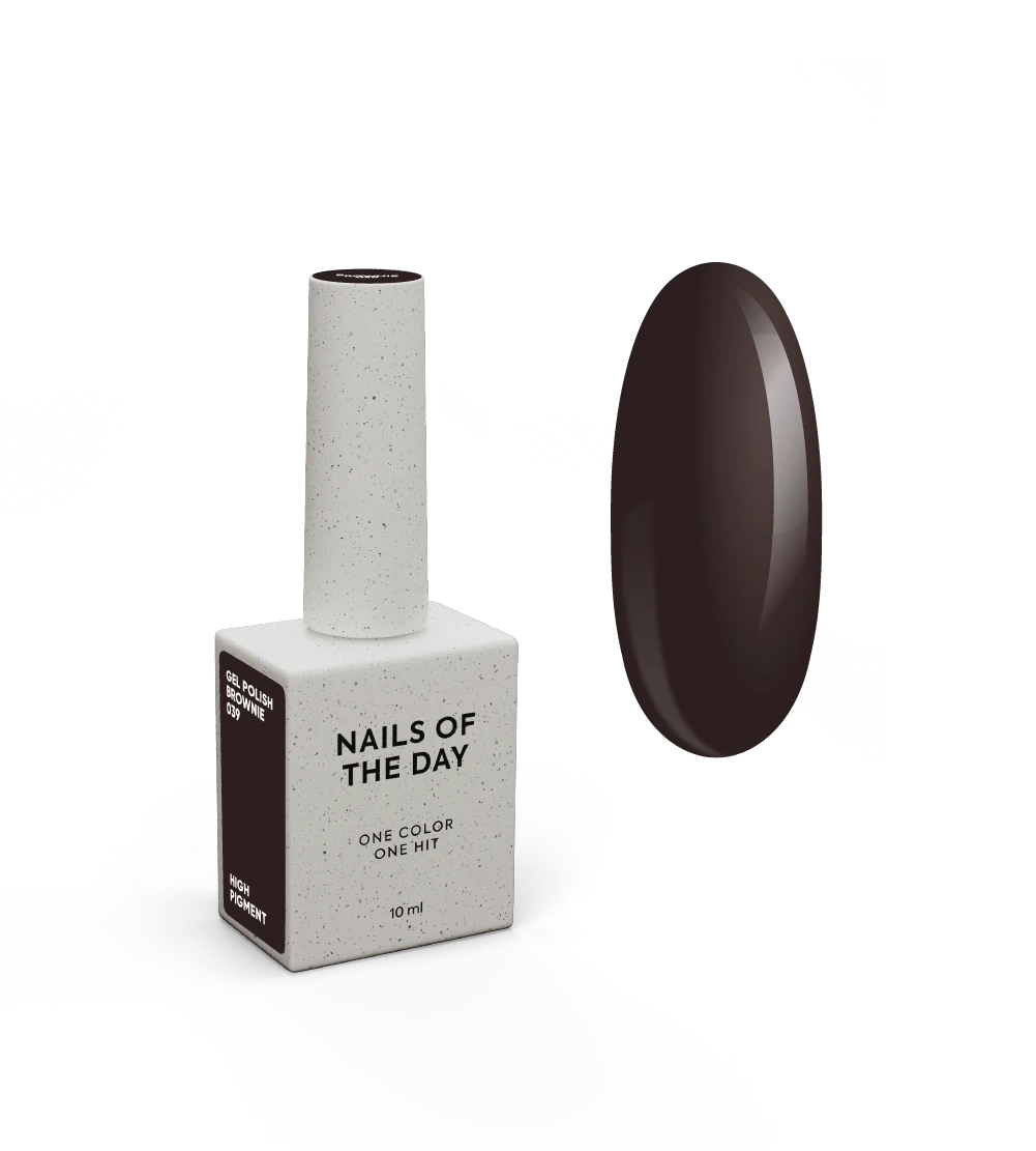 NAILSOFTHEDAY Gel polish Brownie, 10 ml