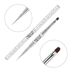 NAILSOFTHEDAY Professional Brush 2-in-1: Liner + Oval