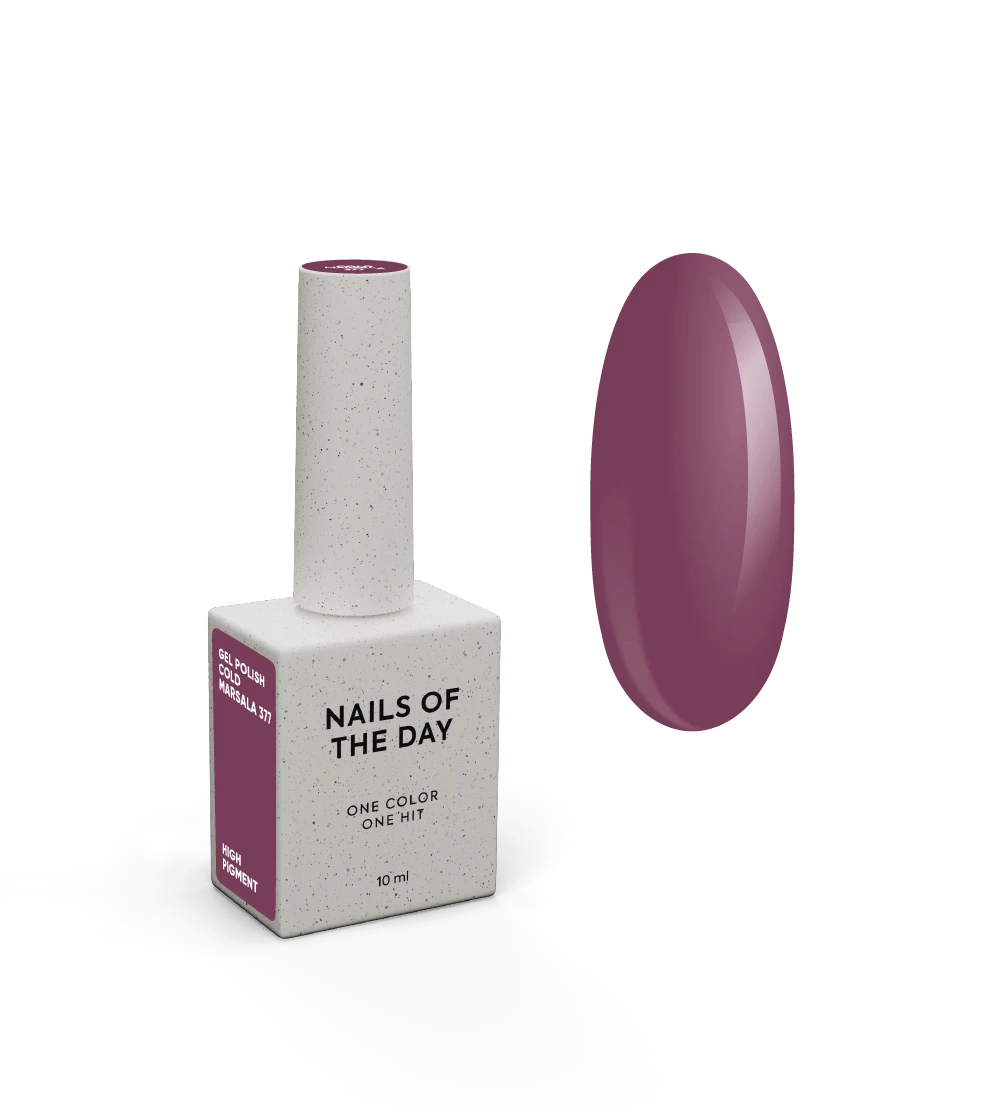 NAILSOFTHEDAY Gel polish Cold Marsala, 10 ml