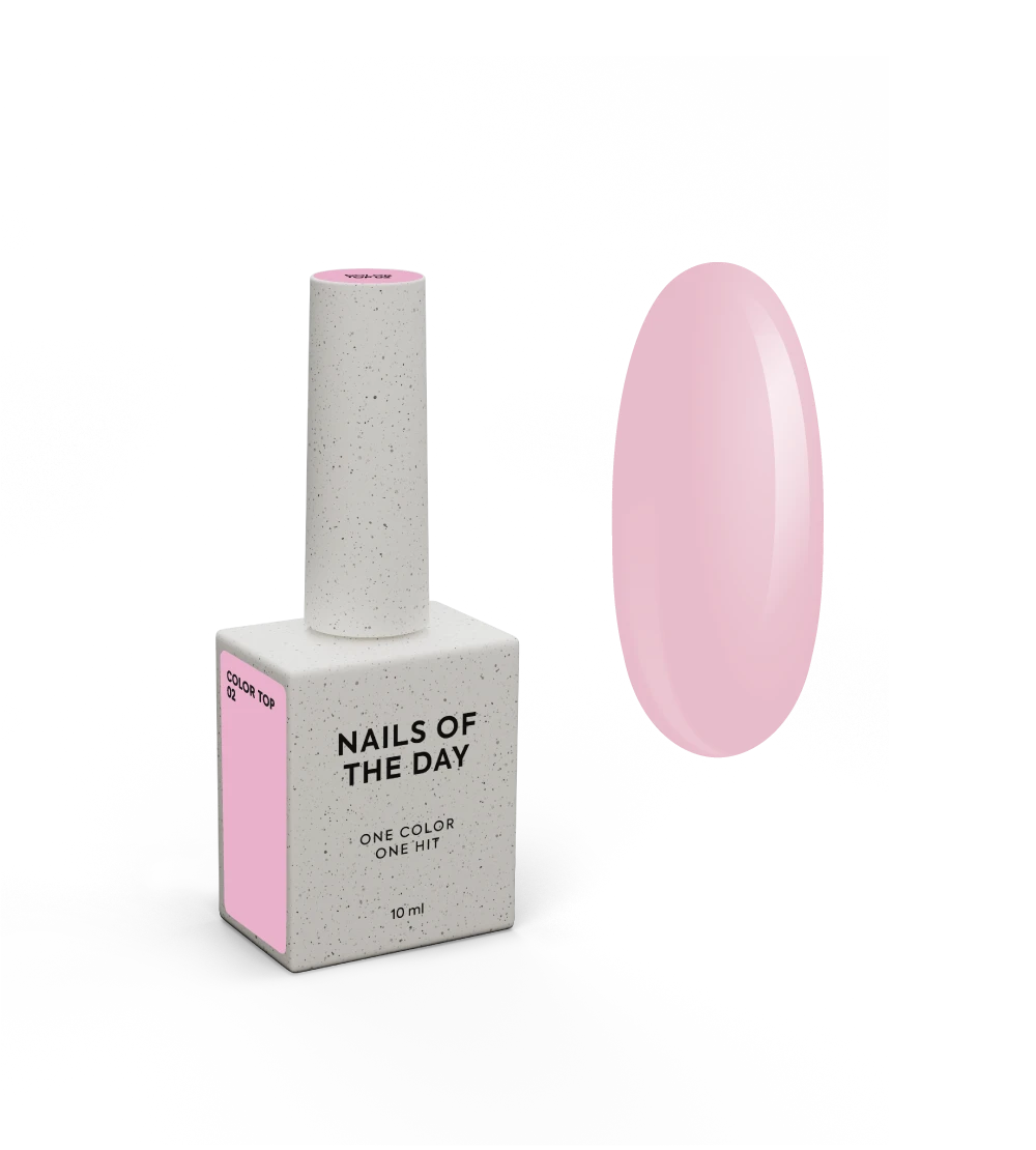 NAILSOFTHEDAY Color top 02, no wipe, 10 ml