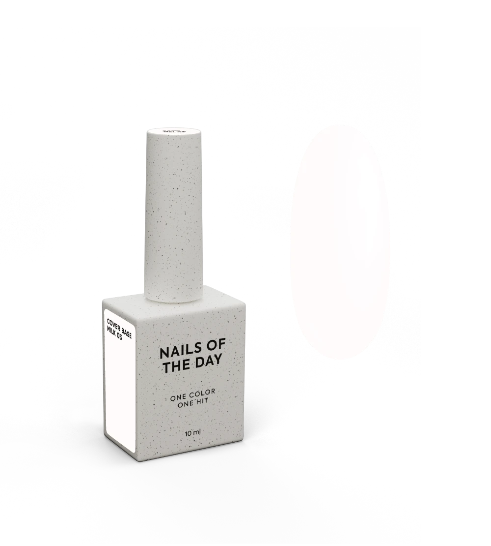 NAILSOFTHEDAY Cover base milk 03, 10 ml
