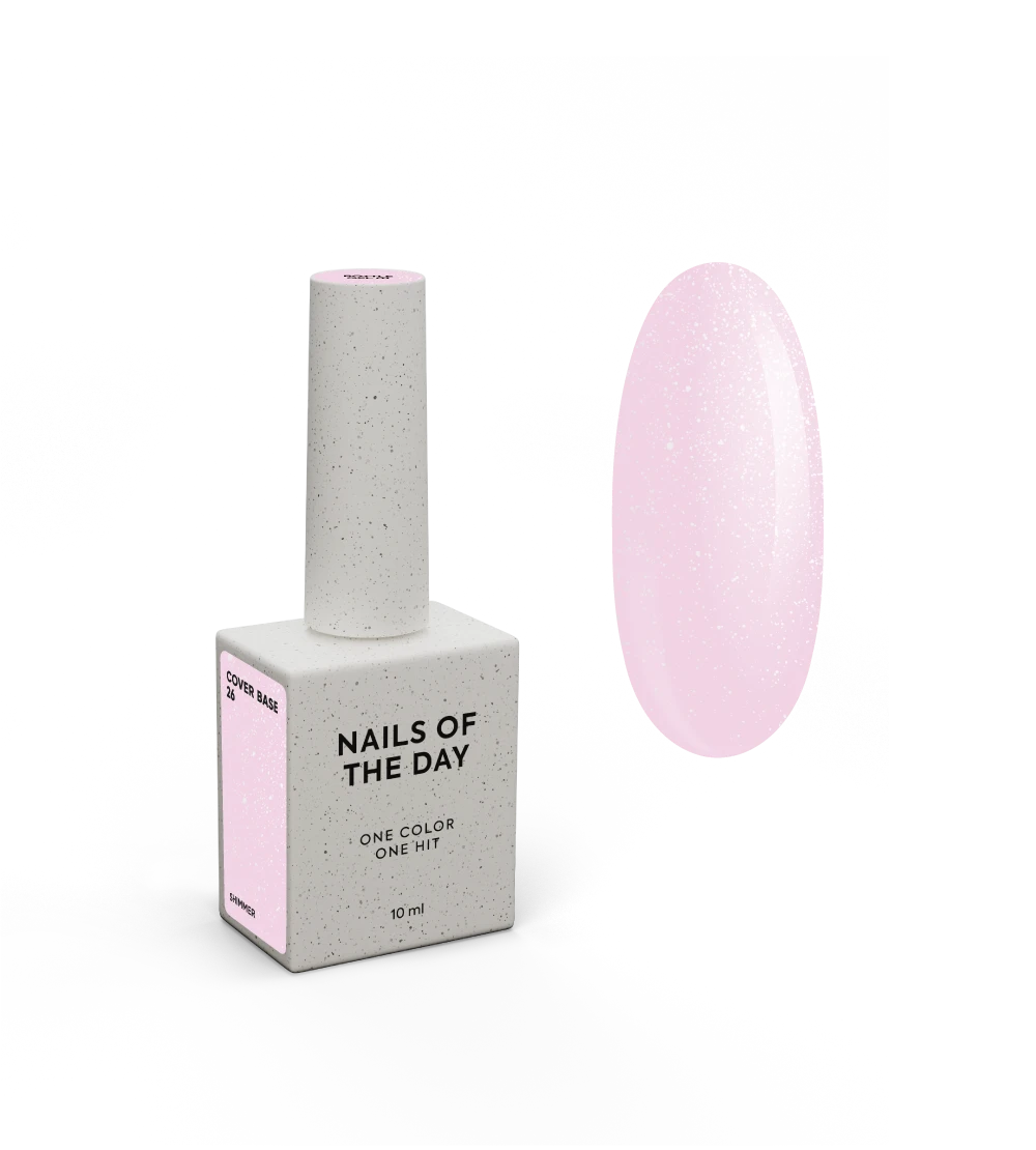 NAILSOFTHEDAY Cover base 26 shimmer