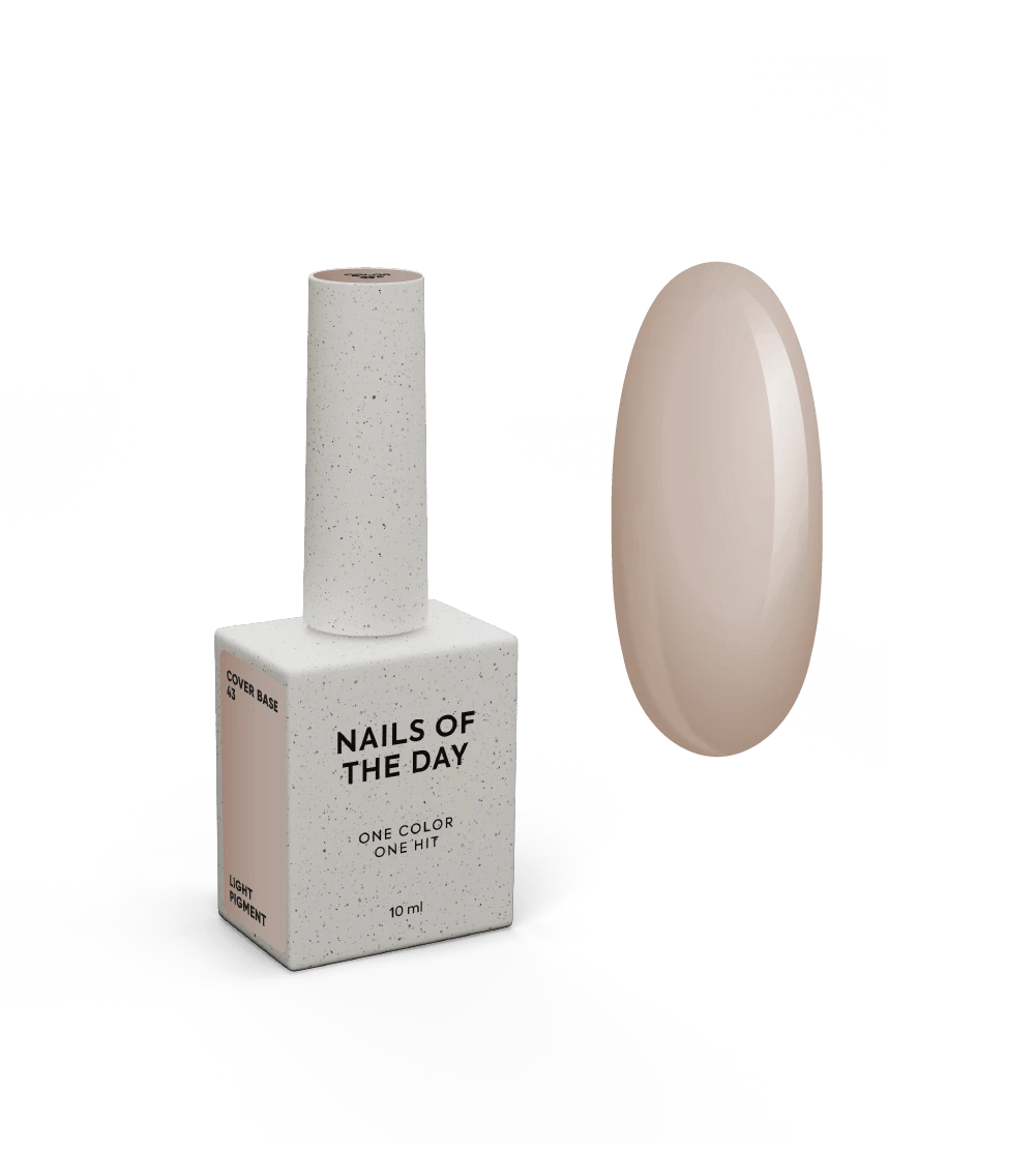 NAILSOFTHEDAY Cover Base 43 Light Pigment