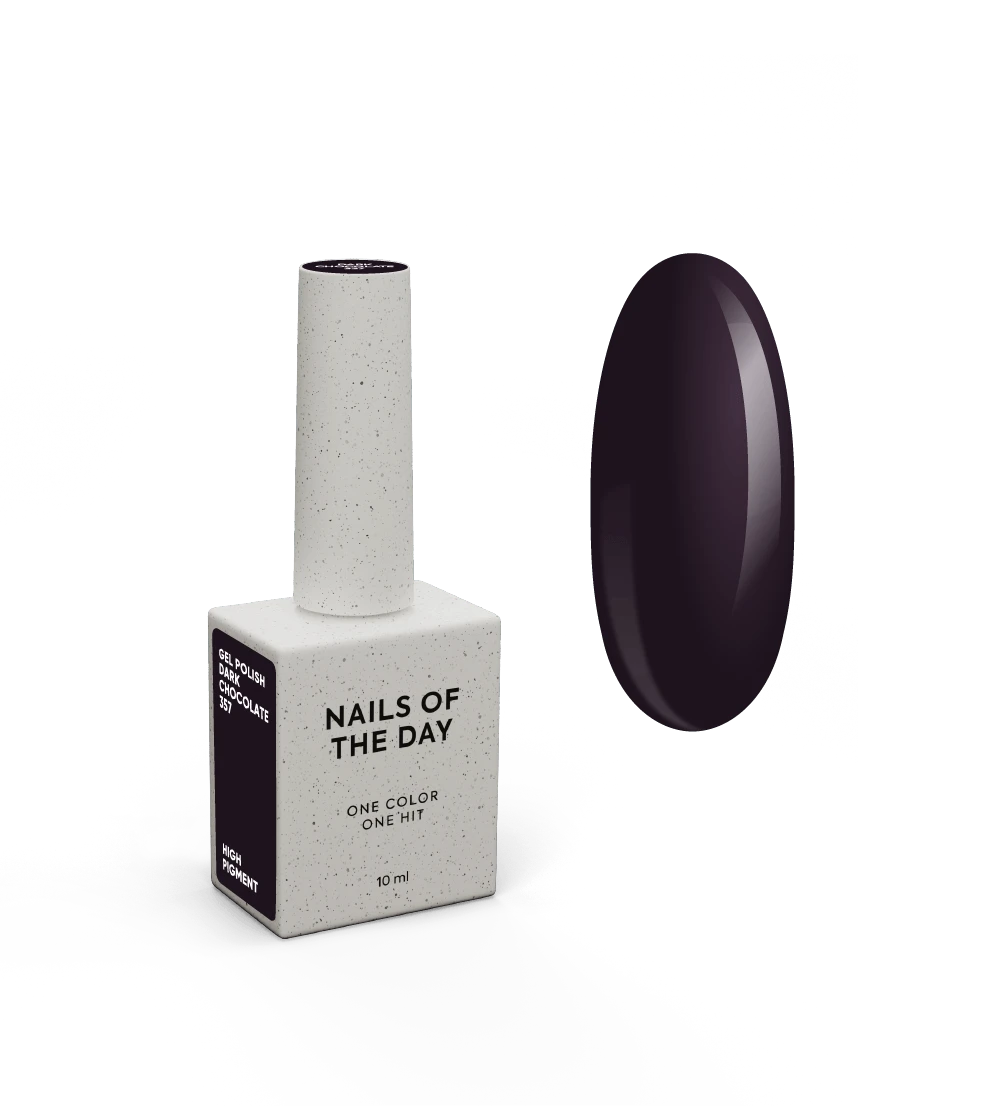 NAILSOFTHEDAY Gel polish Dark Chocolate, 10 ml