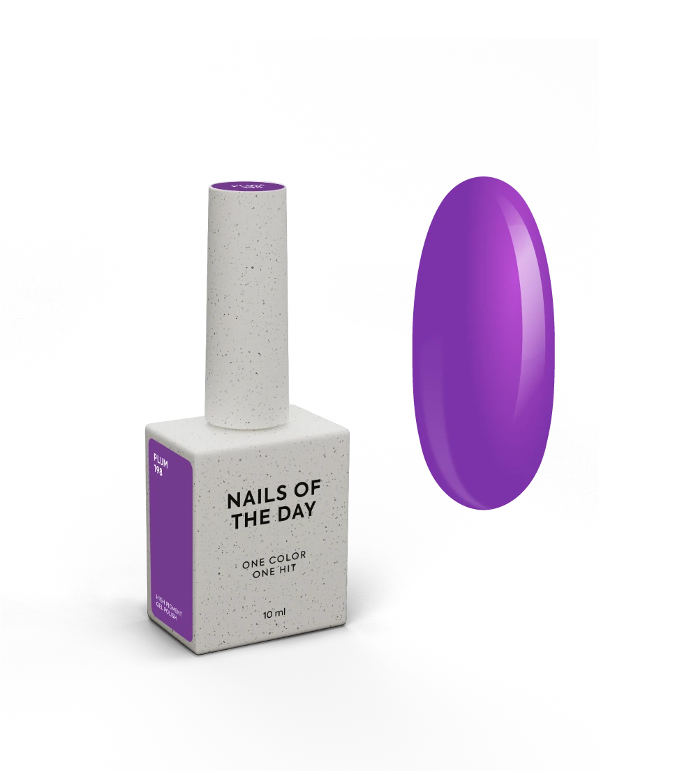 NAILSOFTHEDAY Gel polish Plum, 10 ml