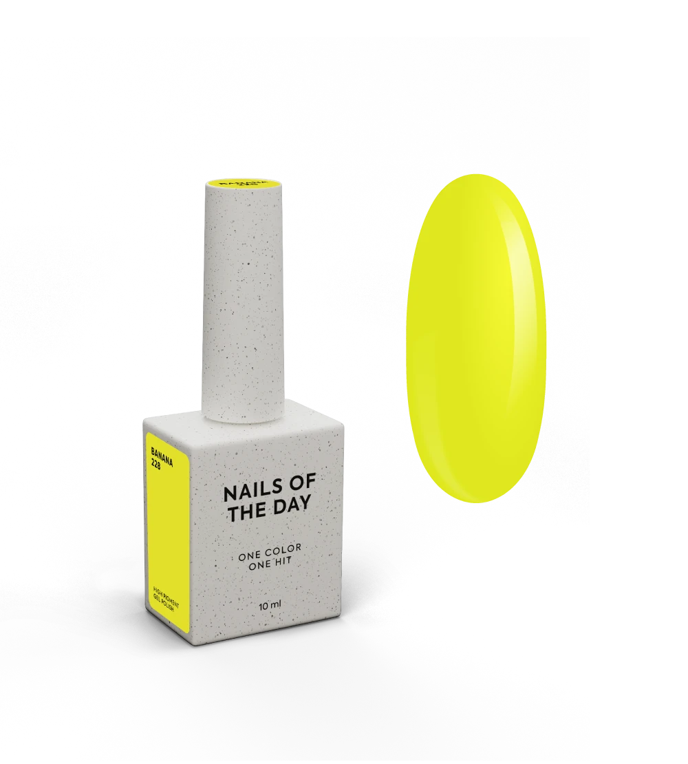 NAILSOFTHEDAY Gel polish Banana, 10 ml