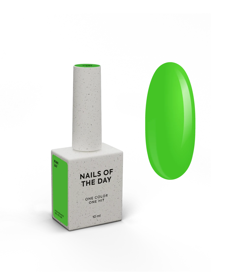 NAILSOFTHEDAY Gel polish Kiwi, 10 ml
