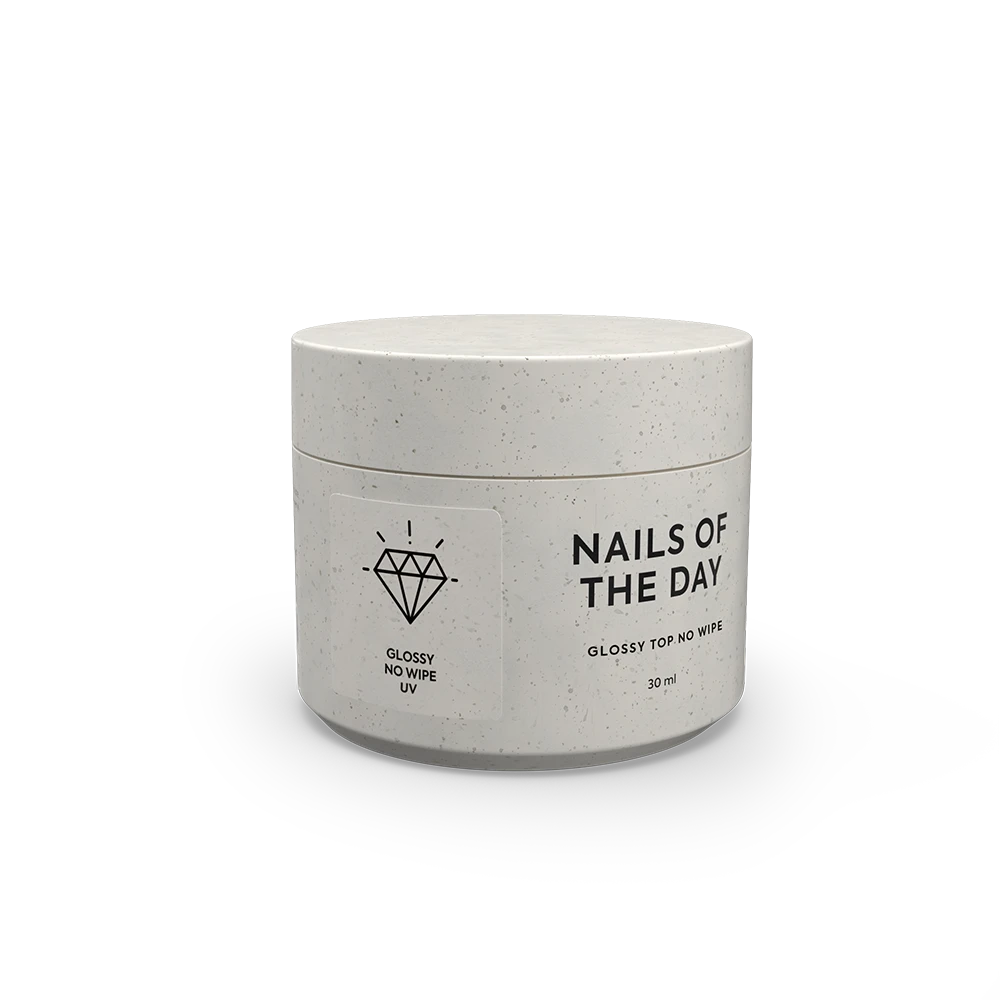 NAILSOFTHEDAY Glossy top, no wipe