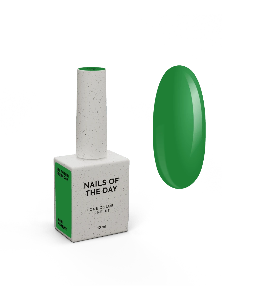 NAILSOFTHEDAY Gel polish Green, 10 ml