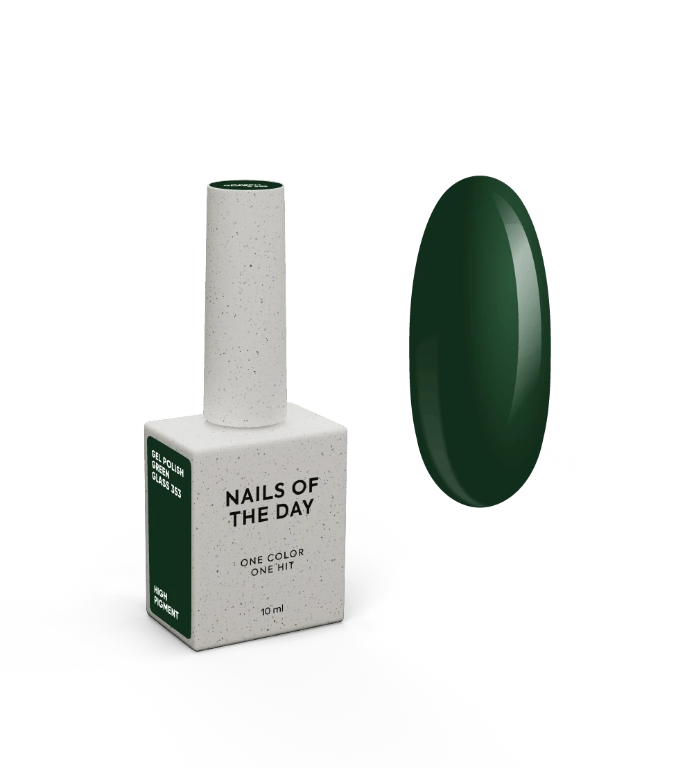 NAILSOFTHEDAY Gel polish Green Glass, 10 ml